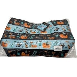 Harveys Seatbelt Bag Mini Streamline Tote Shag Cocktail Cats Artist Rare NWT
